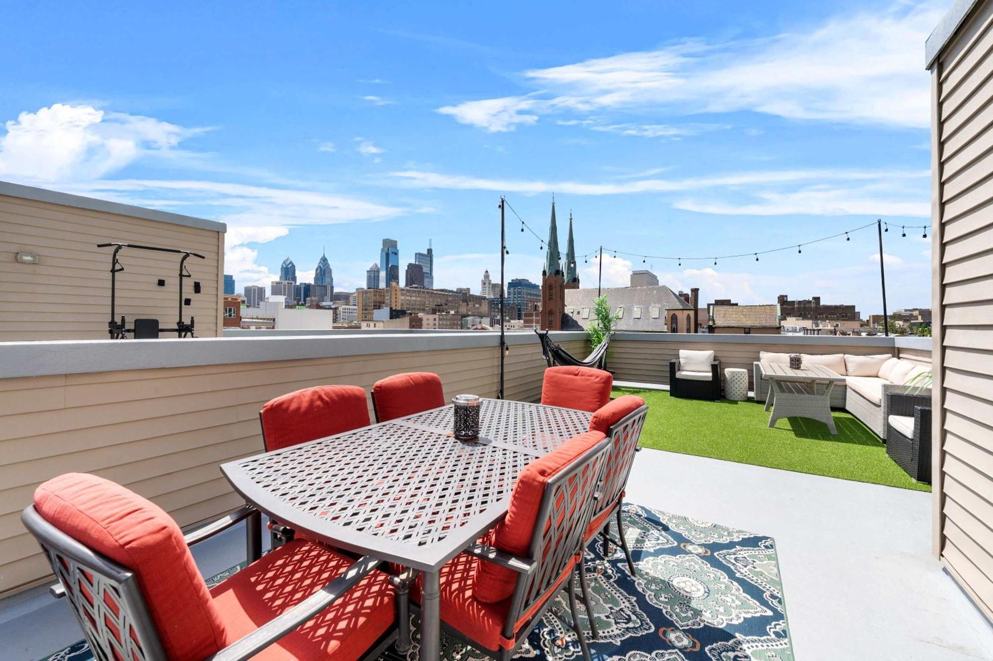 Villa Brand New Dbl Unit Roofdeck Outdoor Patio Philadelphia Exterior foto